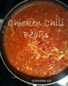 "Chicken Chili Beans recipe"