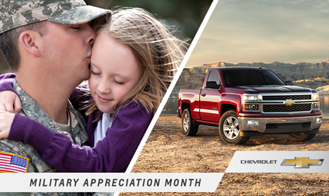 chevysalutes military appreciation month