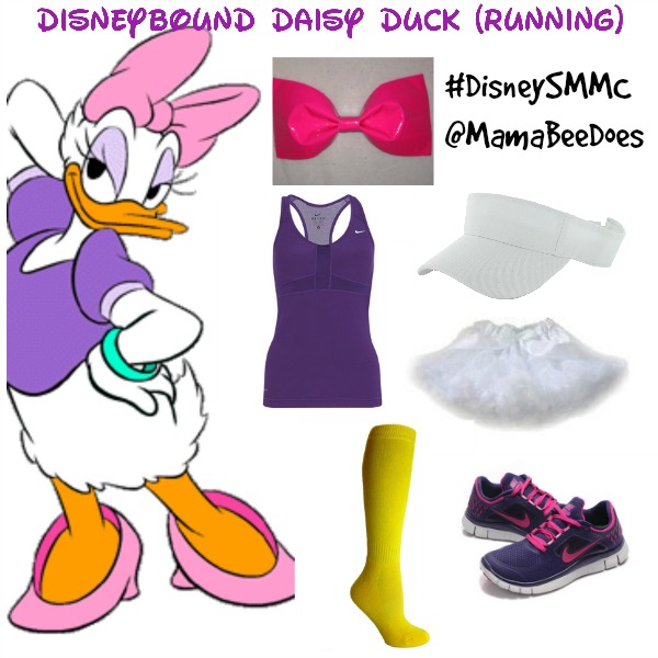 disneybounding daisy duck running outfit
