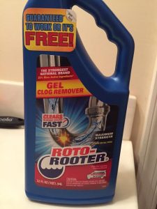 roto rooter gel clog drain cleaner