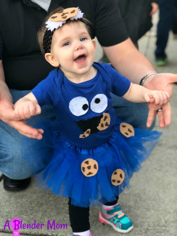 cookie monster costume tutu