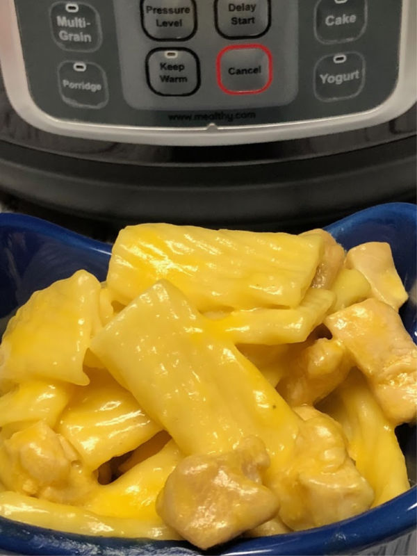 MultiPot cheesy chicken pasta recipe