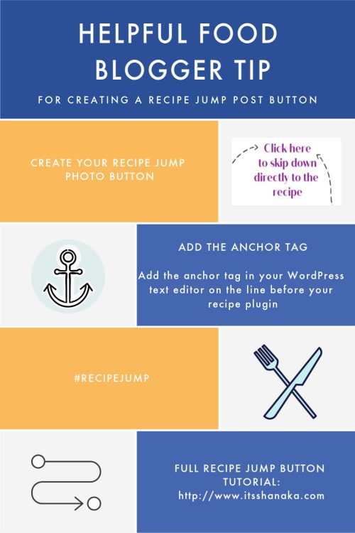 recipe jump button tutorial