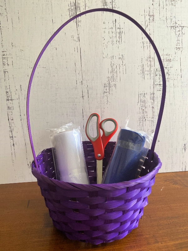 tutu Easter basket supplies