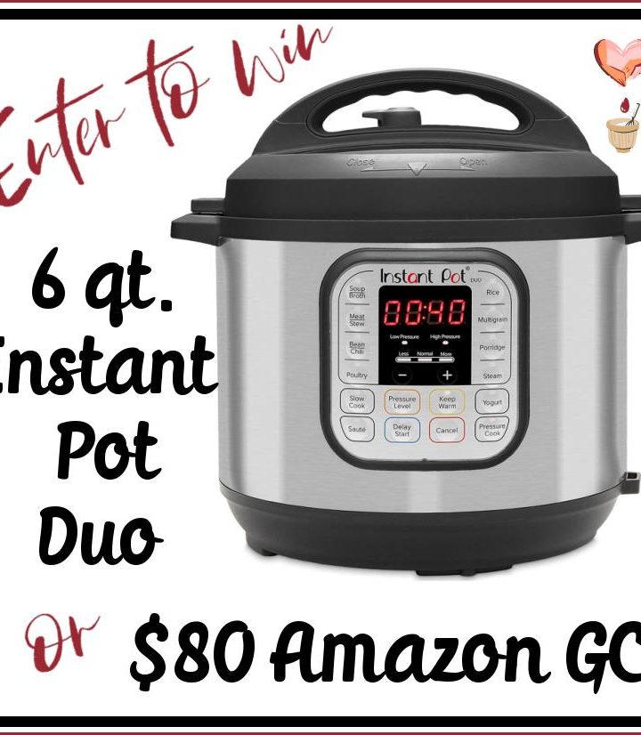 instant pot or $80 Amazon gift card giveaway