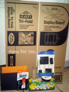 "cardboard camera craft Elmer's #xtremeschoolglue #GlueNGlitter"