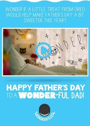 OREO father's day e-card giftcard giveaway