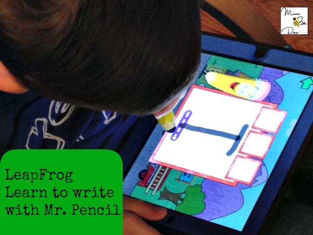 leapfrog learn to write with mr pencil app toy