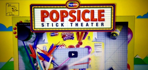 popsicle theater craft for kids