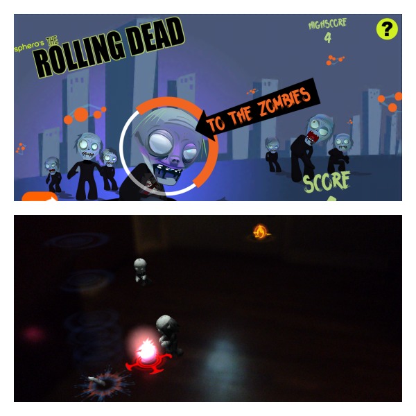 Sphero 2.0 rolling dead zombie game