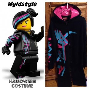 Wyldstyle costume diy duck tape