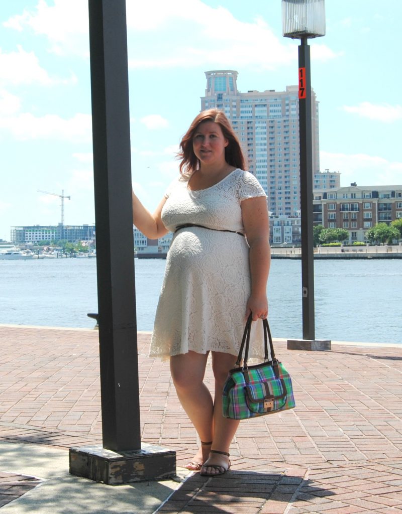 pinkblush maternity dress md