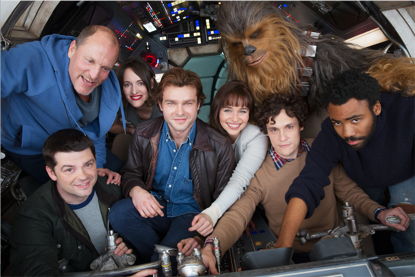 han solo story movie production