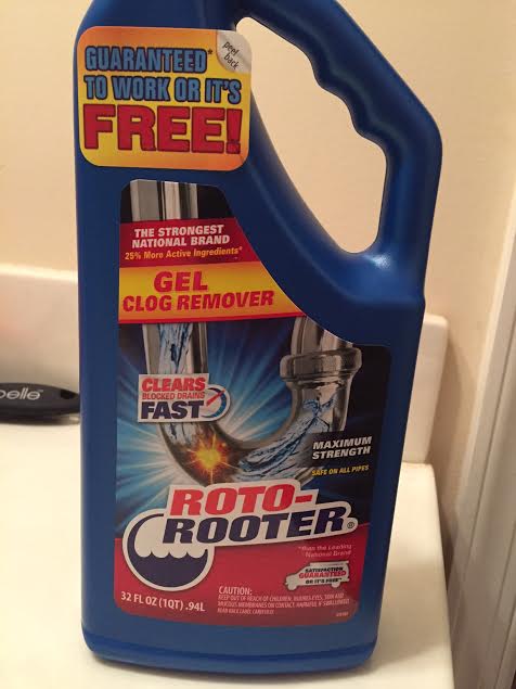 roto rooter gel clog drain cleaner
