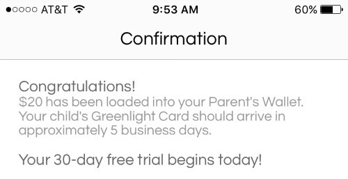 greenlight debit card app