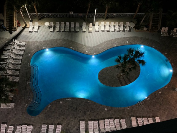 crown reef resort pool