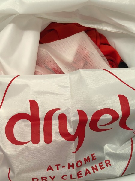 Dryel at home dry cleaner bag