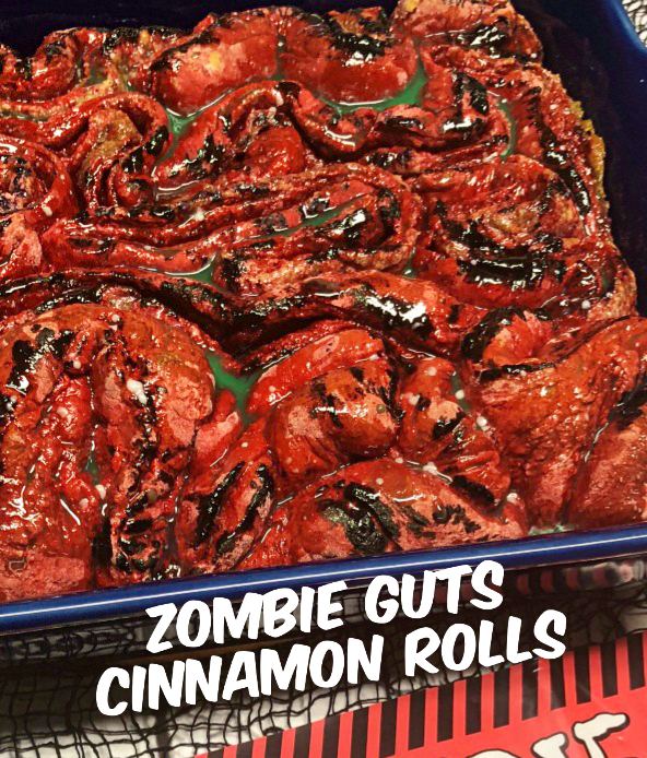 zombie guts cinnamon rolls recipe