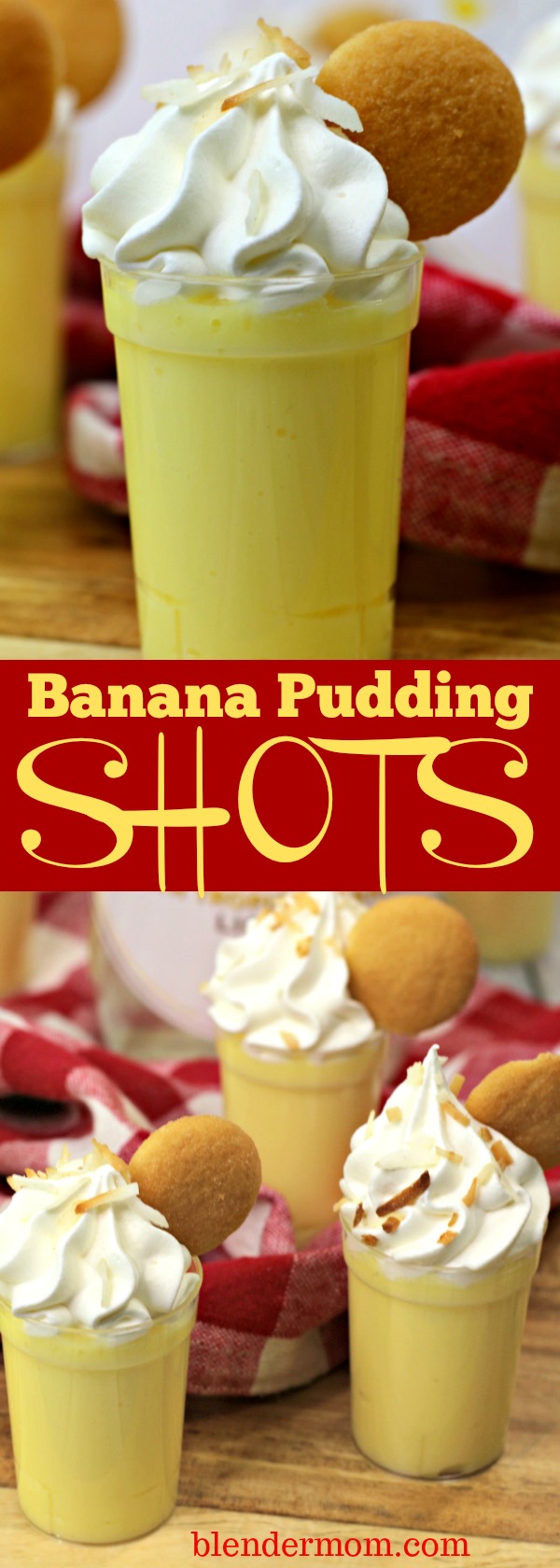 banana pudding shots