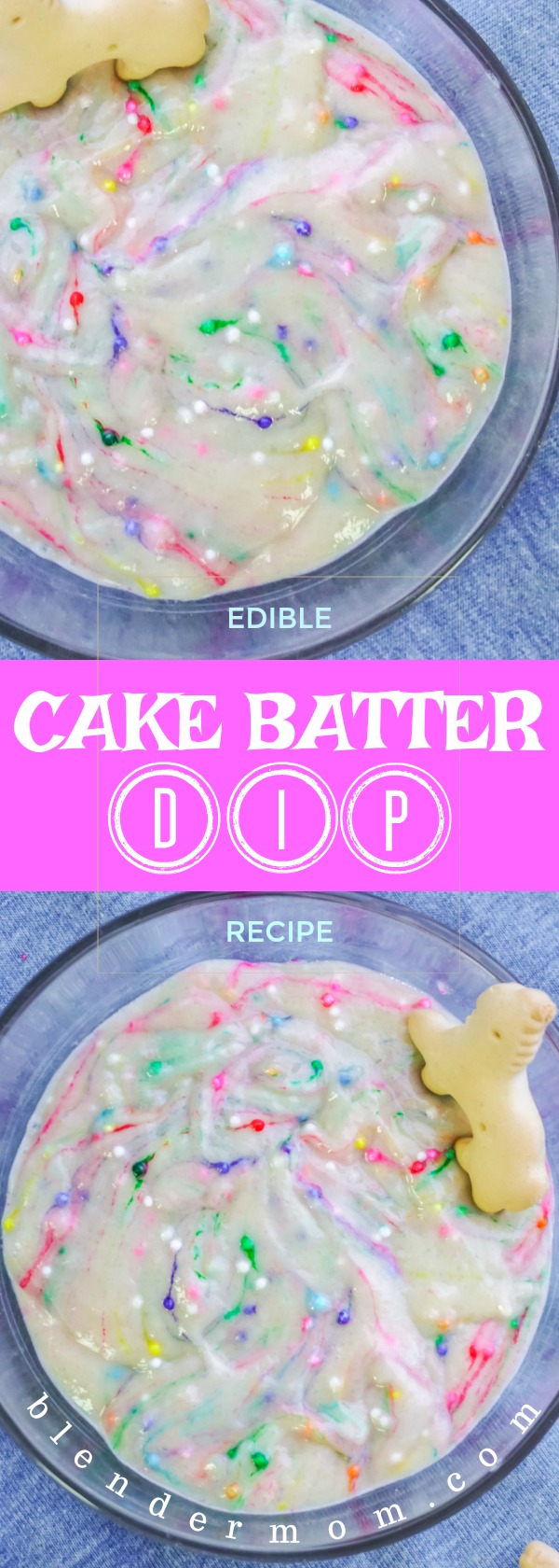 edible cake batter dip recipe