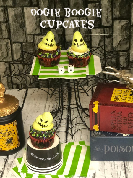 oogie boogie cupcakes