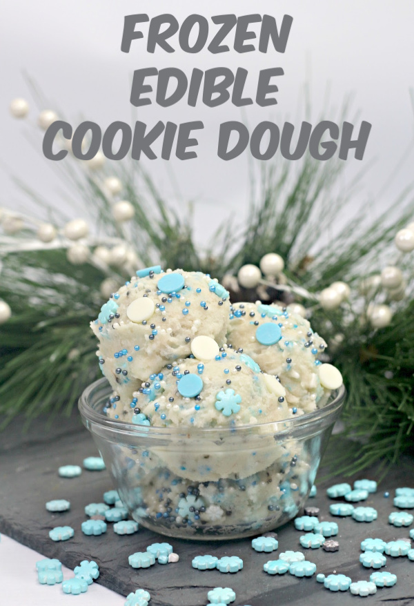 Frozen edible cookie dough