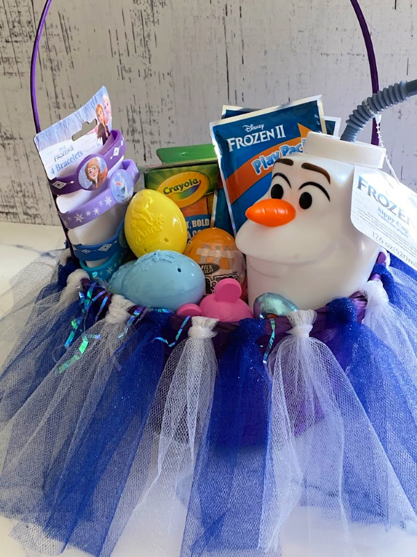 Frozen tutu Easter basket