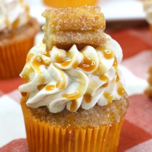 Disney inspired churro cupcakes recipe