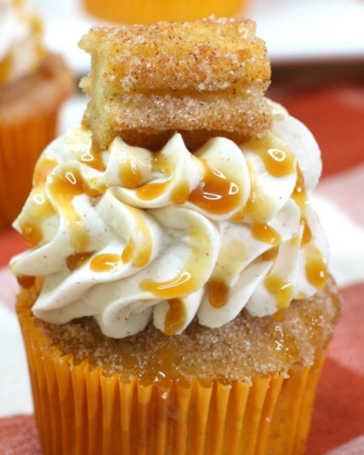 Disney inspired churro cupcakes recipe