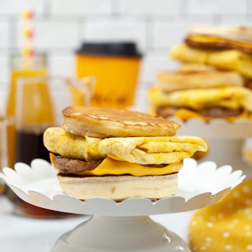 sausage egg cheese homemade mcgriddle